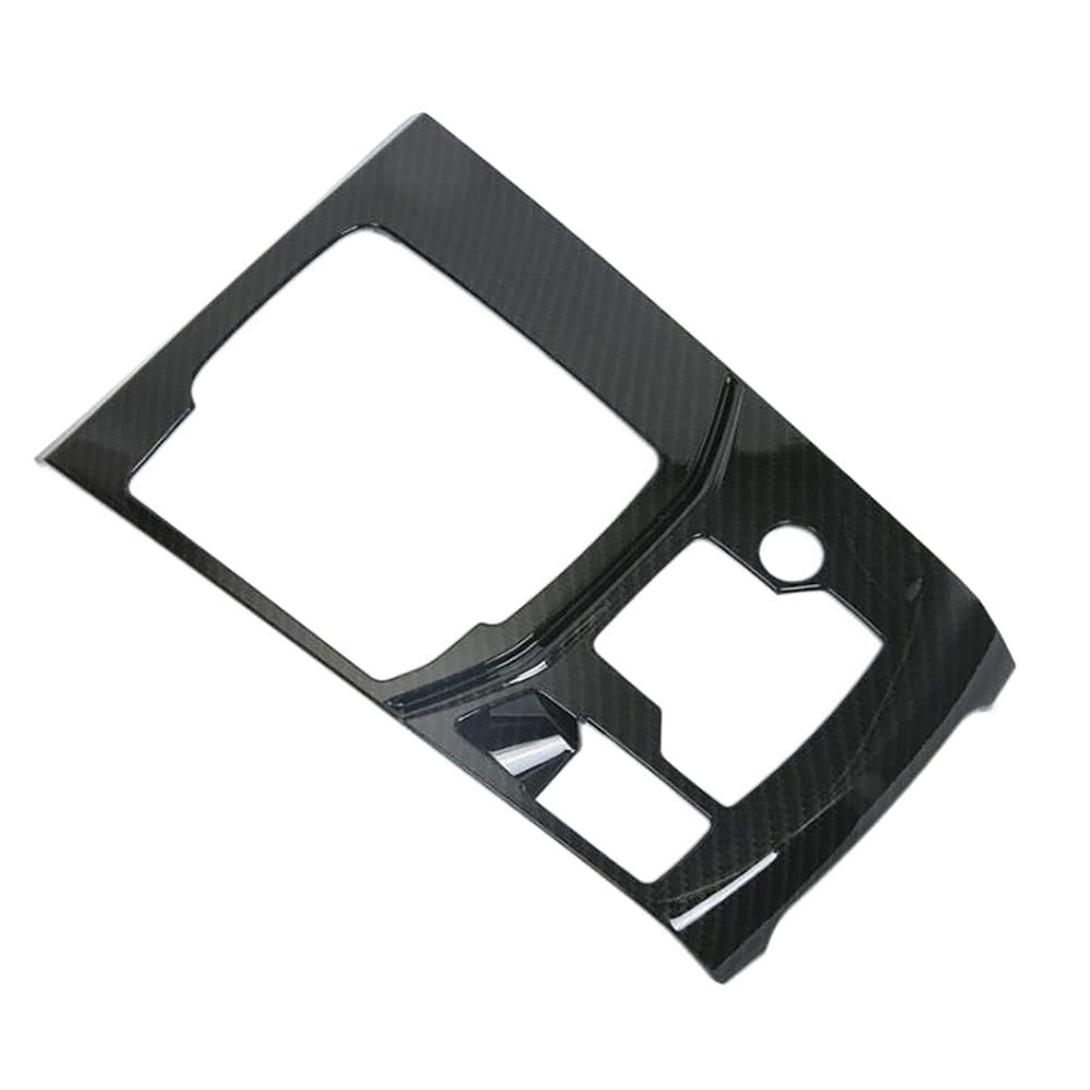 Schalttafel Verkleidung Abdeckung Rahmen, Riloer Kohlefaser Auto ABS Schaltknauf Konsole Verkleidung Rahmenabdeckung für M-AZDA CX5 2017-2022, kratzfest verschleißfest