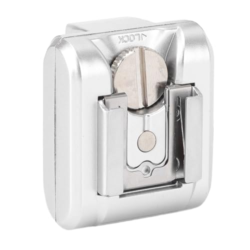 YUEHISY Adaptateur de Griffe Porte-accessoires pour Séries NEX-3/5/7, Flash Multimarque Compatible avec Pentax, Contrôle Manuel du Flash et Support Stable...