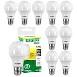 Kit 10 Lâmpada Led 17w Luz Quente Amarela 3000k Taschibra