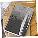 Housoutil Clear Book Film Cover for Notebooks -Scratch for Scrapbooking and School Use Transparent Design for Easy Installation