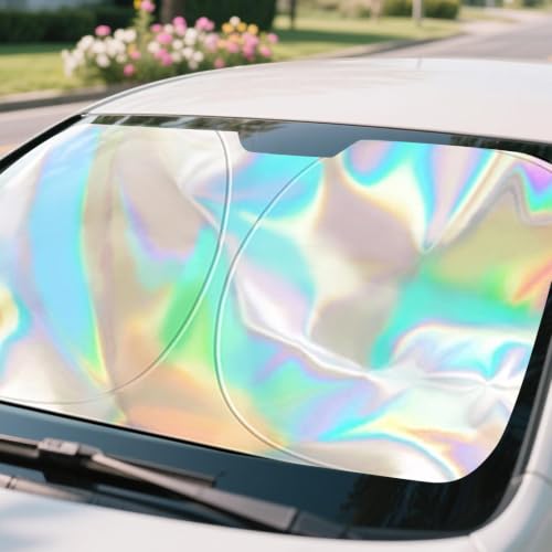 Parasol para parabrisas de coche de doble capa para proteger el interior del sol solar 3