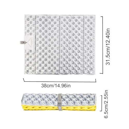 Coussin de siège de camping pliant en mousse isolante pour randonnée