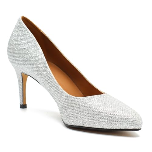 Image of Unisex Men's Women's Classic Mid Kitten Heel Pumps