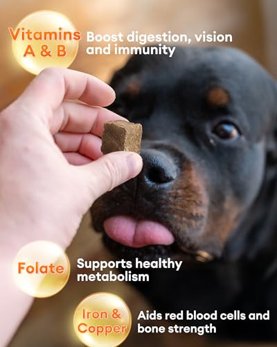 Freeze-Dried Beef Liver Treats for Dogs & Cats, 100g(493g Raw equivalent), Single Ingredient, High Protein, Grain Free Natural Pet Treats, Ideal for Training & Meal Toppers, Resealable Tub - Image 5