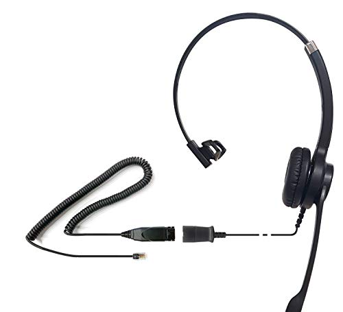 Image of IPD IPH-250 Phone Headset with Noise Cancelling Microphone for Office and Call Center-Compatible with Avaya 1608 1616 9601 9608 9611 9611G 9620 9621 9630 9631 9640 9641 9650 9670 J139 J159 J169 J179