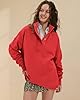 Locachy Womens Casual Button Henley Neck Cotton Ov... #4