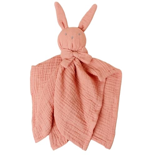 MLPKOI Doudou Lapin Mouchoir, Serviette de Bébé Jouets Serviette Apaisante d'Eveil Bébé Supersoft pour Nouveau-né Tollders Filles Garçons Meilleurs Cadeau