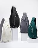 WATERFLY Brusttasche Schultertasche Umhängetasche Herren Klein Männerhandtasche Sling Bag Damen Tasche Messenger Crossbody Bag Crossbag für Outdoor-Sportarten Reise Radfahren Wandern