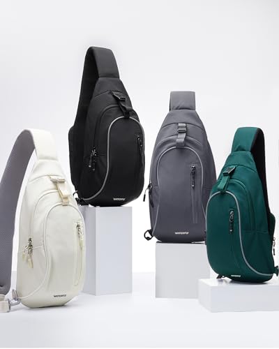WATERFLY Brusttasche Schultertasche Umhängetasche Herren Klein Männerhandtasche Sling Bag Damen Tasche Messenger Crossbody Bag Crossbag für Outdoor-Sportarten Reise Radfahren Wandern
