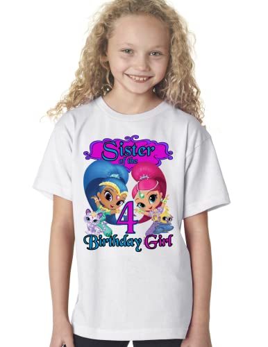 Personalized Shimmer Birthday Shirt, Add Any Name and Age, Custom Shirts for a Shine Birthday Party, Family Matching Shirts, Handmade product.3