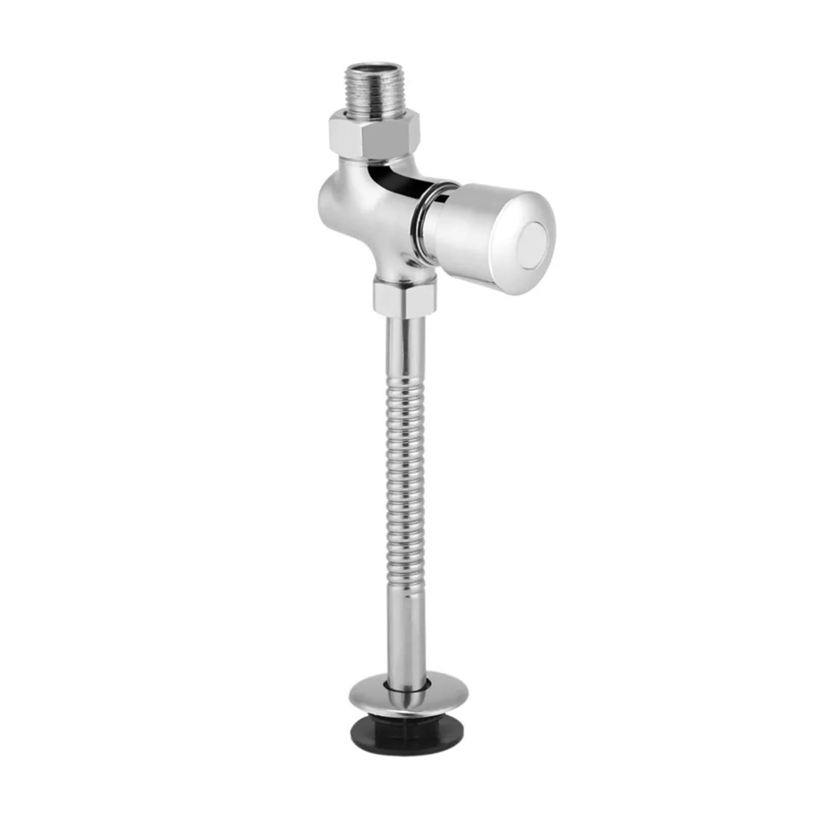 Válvula de descarga con apagado automático y retardo manual para urinario de baño