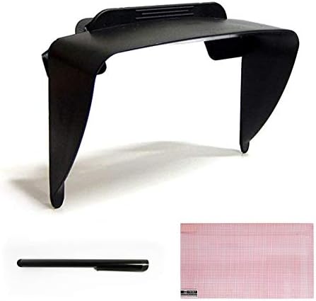 Ramtech 7 Inch GPS Visor Sun Shade with Bonus Stylus Pen & Screen Protector, Compatible with Rand McNally IntelliRoute TND 700 710 720 LM 730 LM, TND 740 750, VSC7