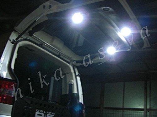 Amazon | 純正加工LEDラゲッジランプ（パネル色黒・3点セット・純白