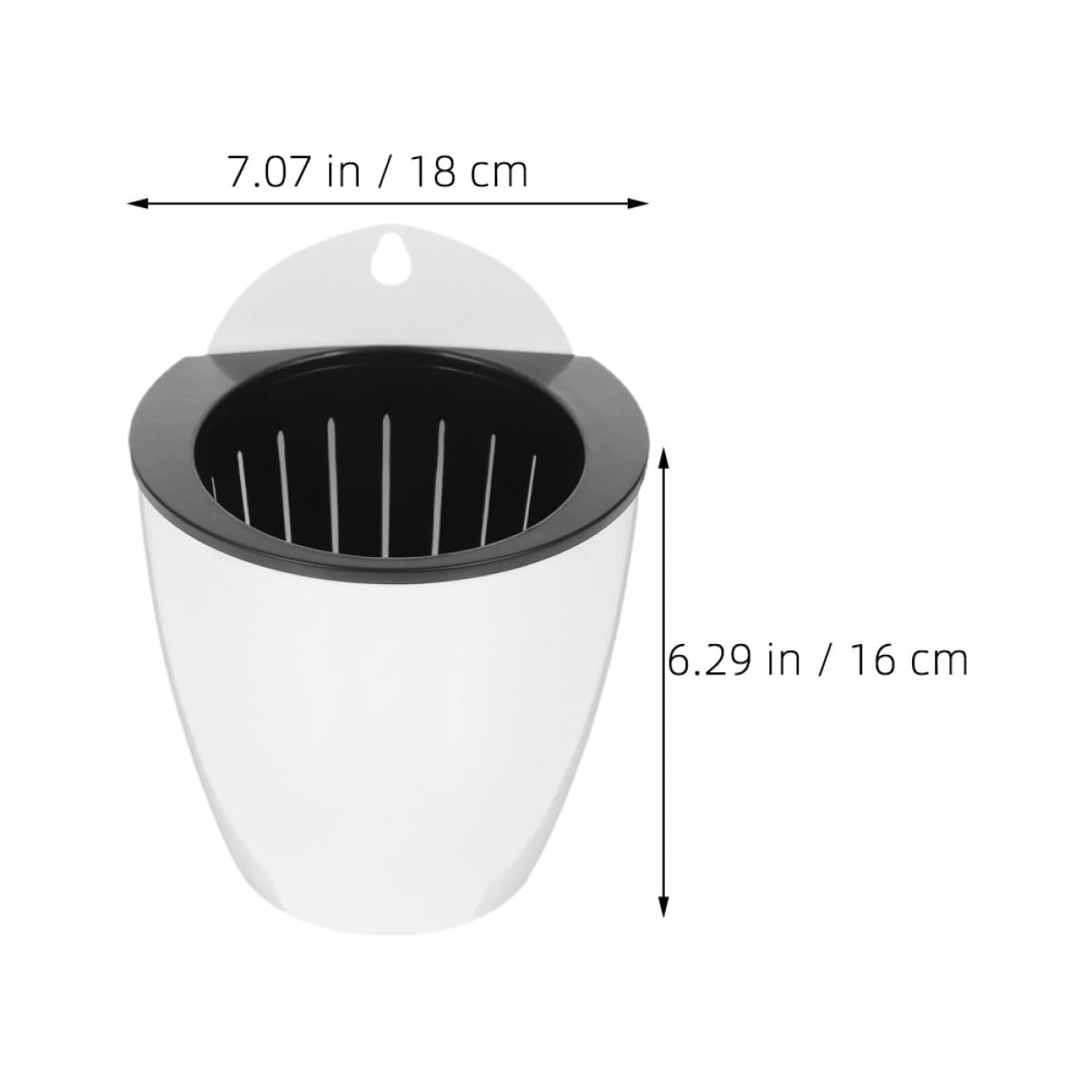 Abaodam 8pezzi Fioriera Sospesa Autoirrigante Per Piante Da Da Irrigazione Automatica Resistente e Durevole Per Balconi e