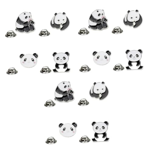 Broche de panda lot d'épingles cartoon Healvian accessoire costume étudiant