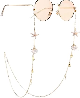 Pearl Beaded Eyeglass Chain Sunglasses Eyewear Strap Holder Reading Glasses Retainer for Women
