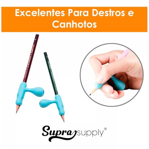 Adaptador de Lápis para Auxiliar na Preensão Correta do Lápis ou caneta Ajuda a Criança a Corrigir e