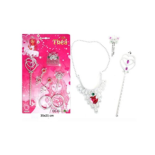 les colis noirs lcn   Juego de 6 Juego de Bijou de Princesa Miss Thea  Modelo Aleatorio  Juego Juguete Regalo Disfraz Niña  197