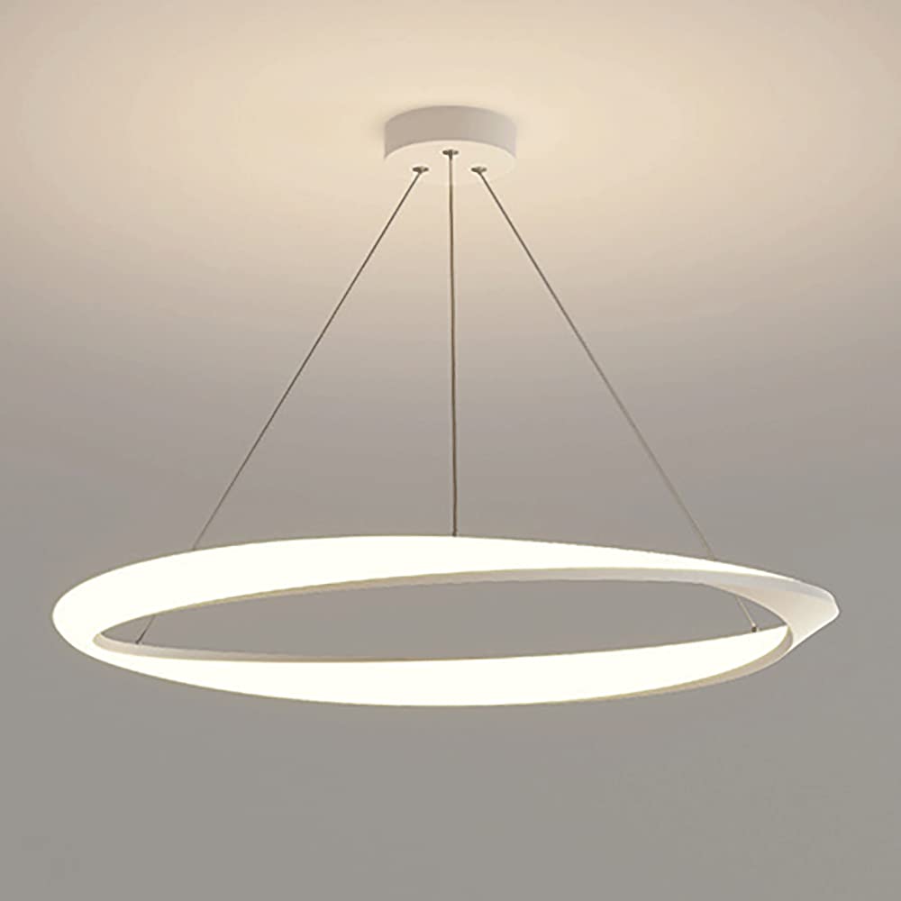 Lustre d'îlot de cuisine anti-éblouissement avec suspension en métal réglable