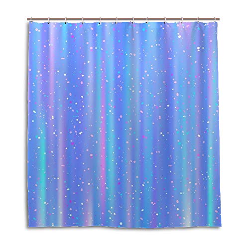 Rideau de douche imperméable pour salle de bain design néon - 5