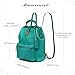 OLD TREND Genuine Leather Backpack Purse for Women Casual Daypack Small Business Casual Fashion Backpack for Women (Aqua)