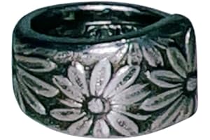 Meet Cute Handcrafted Sterling Silver Spoons Remodeled into Intricate Rings (7.75)