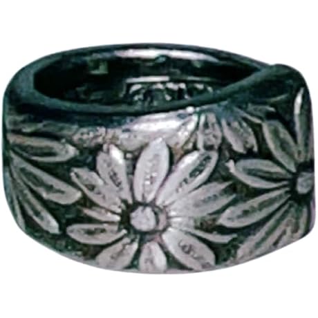 Meet Cute Handcrafted Sterling Silver Spoons Remodeled into Intricate Rings (7.75)