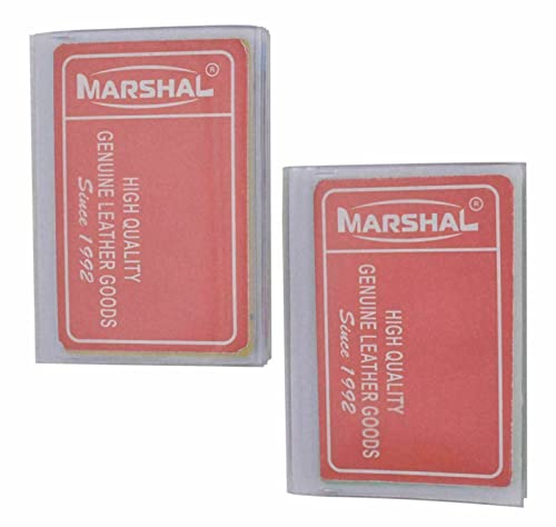 Set of 2 Heavy Duty Vinyl 6 Pages Insert for Bifold or Trifolds Wallet MADE IN USA2