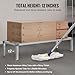 Happybuy Aluminum Dunnage Rack, 60” x 20” Commercial Food Floor Rack, 12” Off the Floor, 1000 lbs Capacity All-Welded Aluminum Storage Rack, for Storage in Restaurants, Kitchens, Garages and Vehicles