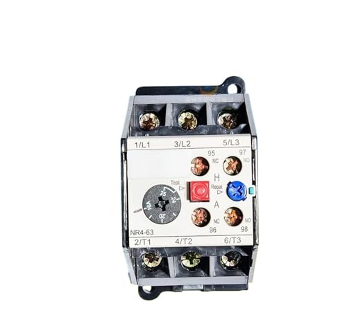 Relé térmico JRS2 NR4-63/F que previene el sobrecalentamiento del motor con ajuste 16-25A