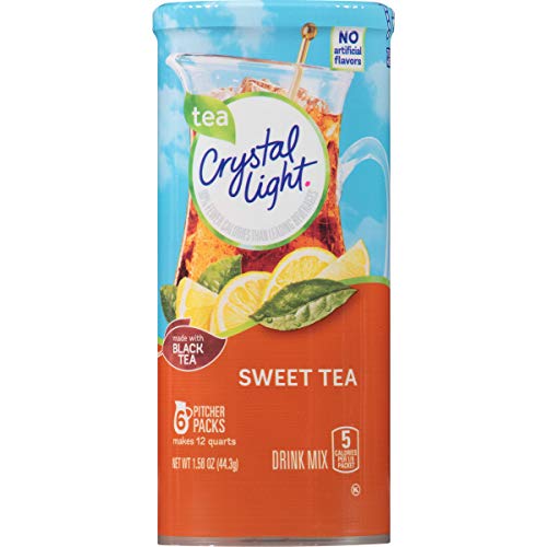 Crystal Light Sweet Tea, 12-Quart 1.56-Ounce Canister (Pack Of 12)