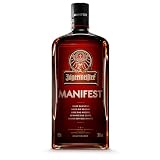 Jägermeister MANIFEST - 1 x 0,5l Superpremium Kräuterlikör 38% Vol. - Perfektion manifestiert mit einem anders gereiften Aroma – Im Eichenfass gelagert – Das Original aus Wolfenbüttel