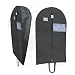TOP QUALITY Breathable 42 Inch Garment Bag, Lightweight, Easy Carrying Shoulder Straps, Window For Viewing, PVC Card Holder, Builtin Anti-Moth Protector, Water Res, #5 Zipper [Updated Version]