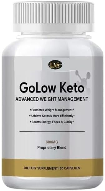 Golow Keto - Napredni dodatak formuli / hrani / Svi prirodni sastojci - Novi i zapečaćeni - 60 kapsula