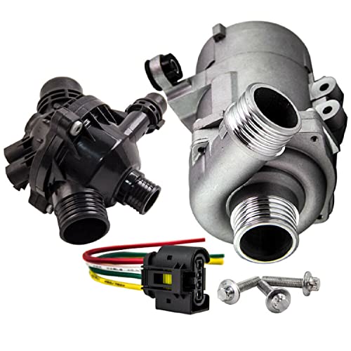 11517563183 11517586925 Electric Water Pump + Thermostat Kit For BMW 328i 528i 530xi 525xi X3 X5 w/Bolt