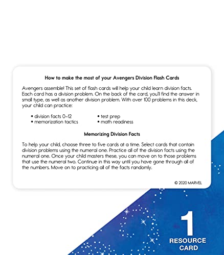 Marvel Division Flash Cards For Kids Ages 8+, Division Flash Cards For 3Rd Grade, 4Th Grade, And 5Th Grade, Division Facts And Problems, Math Flash Cards Division Numbers 0-12 #TOP5