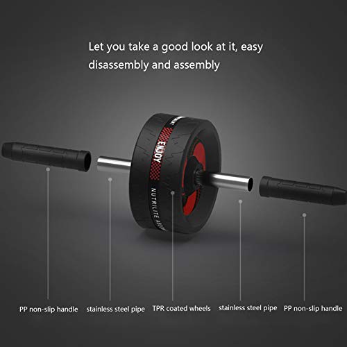 Rolo de equipamento de fitness para exercícios abdominais, equipamento de fitness em casa, rolo de e