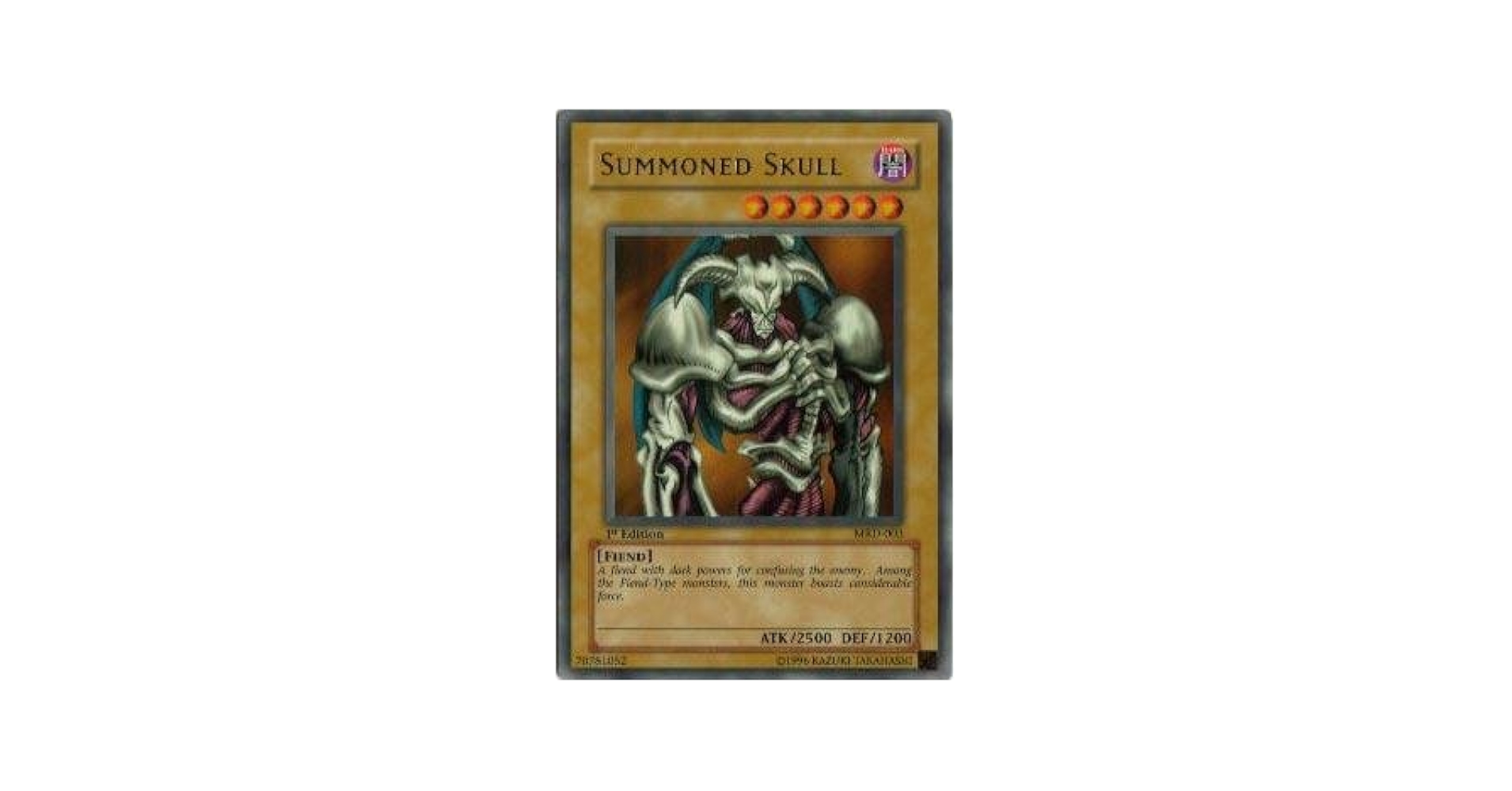 Amazon.com: Yu-Gi-Oh! - Summoned Skull (MRD-003) - Metal