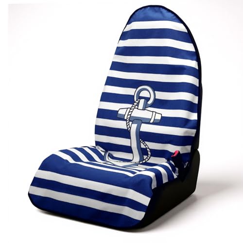 Image of Universal Waterproof Towel Car Seat Covers - Automotive Seat Cushion for Sedan SUV Truck Front OR Rear Seats - Anti Slip Car Seat Protector Suit for After Yoga Gym Hiking Running Workout Sport