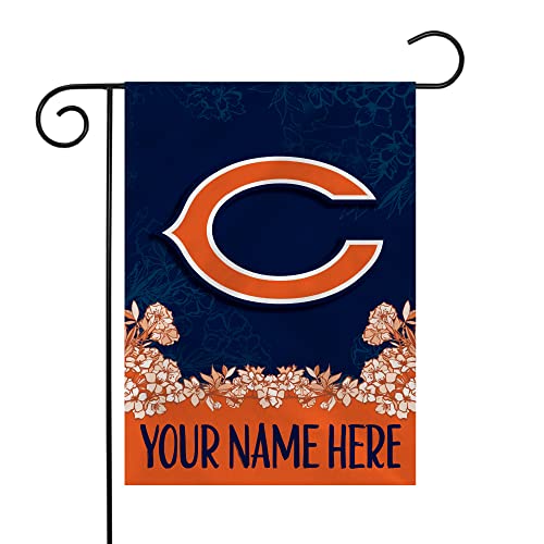 Image of Rico Industries NFL Standard /Primary Personalized 13 inch x 18 inch Double Sided Garden Flag