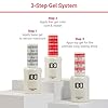 DND Gel Polish Set, Pink Collection, UV/LED Gel Polish and Air Dry Nail Lacquer, Matching Chip-Free Polish Duo, 485 First Impression, 0.5 Fl Oz #4