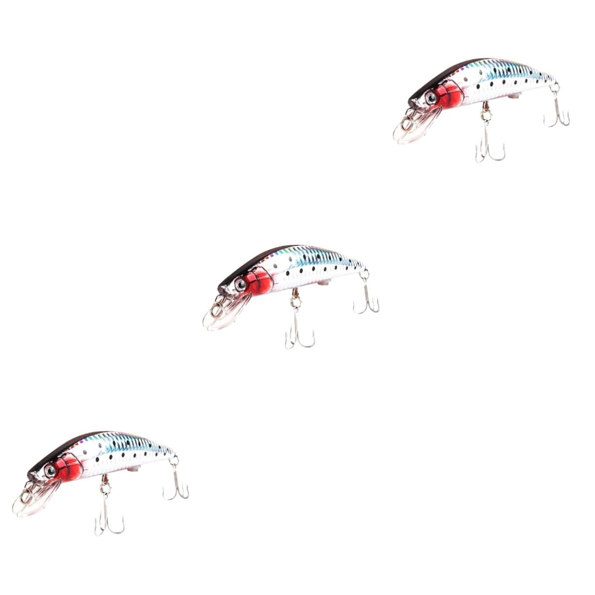 Toddmomy 3 Uds Cebos De Pesca Señuelos De Lubina Señuelos De Pesca para Señuelos De Pesca De Lubina Señuelos De Pesca De Agua Salada para Señuelos De Peces De Agua Dulce Cebo Eléctrico