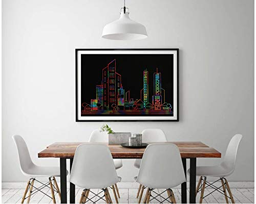 Kratzbilder Set für Kinder,Kratzpapier Set, 50 Große Blätter Regenbogen Kratzpapier zum Zeichnen und Basteln | mit Schablonen, Holzstiften und Stickern (13 x 19cm)