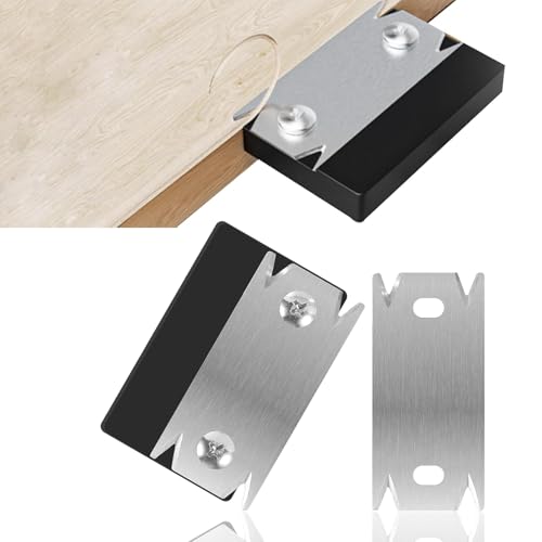 Bztzhm Cortadora de cantos para carpintería, cepilladora de cantos de madera, cortadora de cantos con 1 cuchilla de repuesto para madera, recortadora de cantos para madera