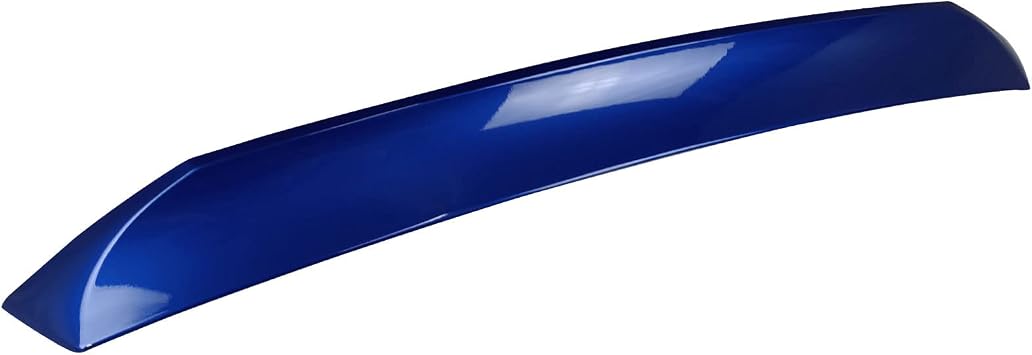 IKON MOTORSPORTS, Roof Spoiler Compatible with 2022-2026 Subaru BRZ Toyota GR86, Painted #K7X Wr Blue Pearl/World Rally Blue ABS Plastic IKON Style Rear Window Visor Spoiler Wing