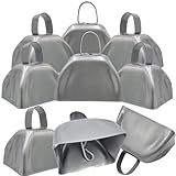 Dreidel Company Metal Cowbell Noisemaker Cheering Bell & Chime Percussion Musical Instruments Call Bell Alarm, New Years & Wedding, School Classroom, 3