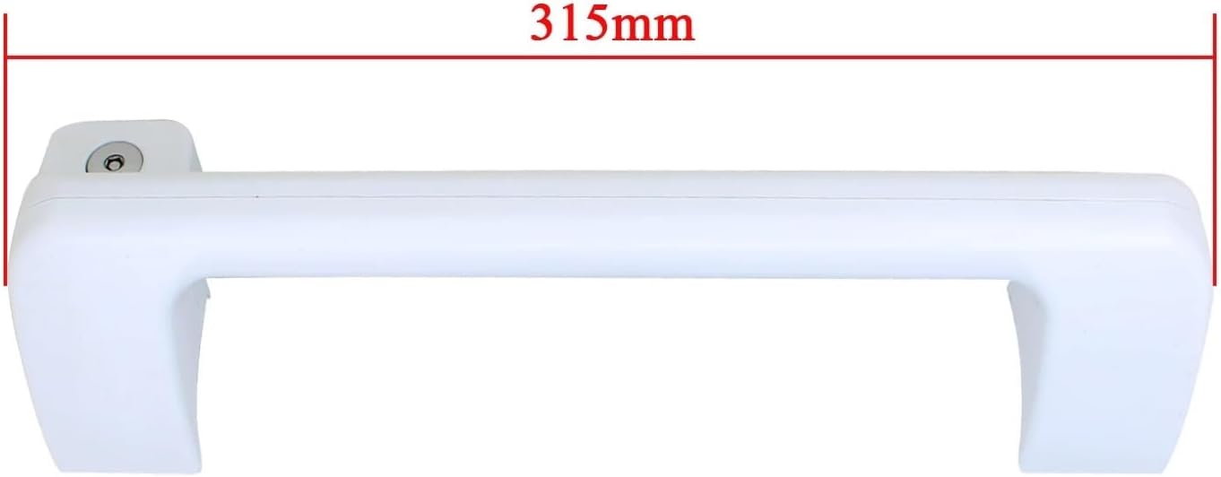 QL Supply Co Replacement Parts For Chest Freezer Handle Refrigerator Arc-shaped Door Handle(Handle and key)