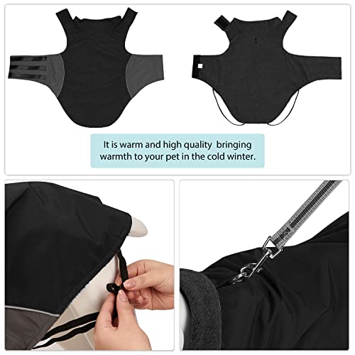 Bwiv cappotto invernale per cani grandi giubbotto