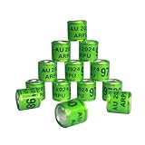 Set of 100 Customization Pigeon Ring 8 MM Aluminium Numbered Dove Rings, Identify Bands Plastic with custom-tailor Training Identify Birds Foot Ring for Pigeon Parrot Chicks Duck Lovebirds Supplies