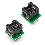 SOP8 to DIP8,SOP16 to DIP16 IC Programmer Socket Converter Adapter Module 2PCS(SOP8 200mil+SOP16 150mil) Wide Body Narrow Body